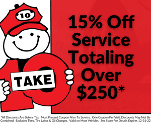 Take Ten Tire & Service - 15 off over 250